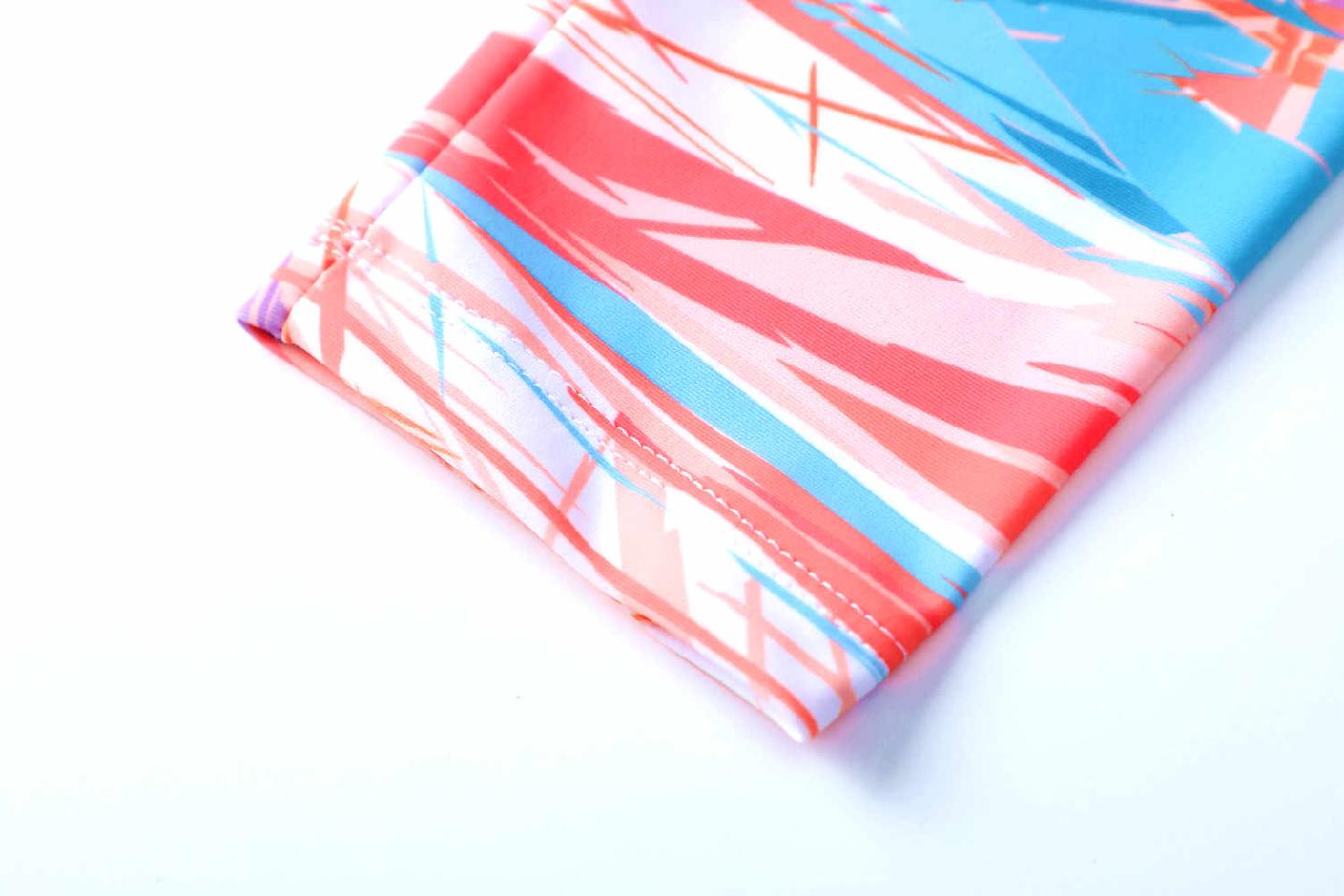 Dívčí funkční legíny Kugo SL3560 oranžové